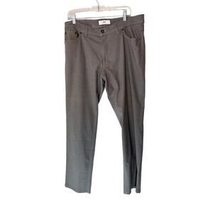 BRAX Men's Gray Silver Regular Cooper‎ Fancy Straight Leg Pants Size 38x32